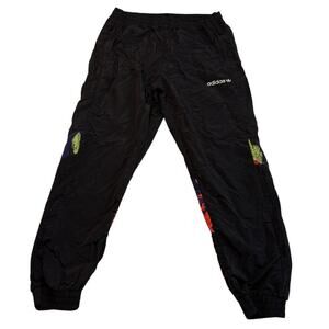 adidas originals Men’s Wind Pants Drawstring Colorful Accents Large Pockets